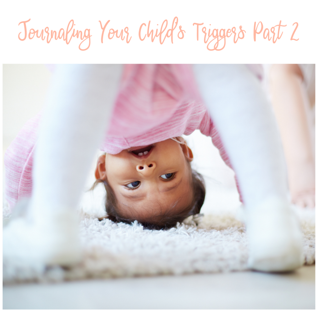 Journaling Your Child's Triggers Part 2